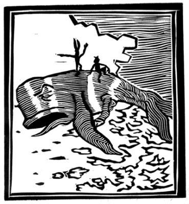 De dood van een walvis en de Galliër ergert zich. De dood van een walvis en de Galliër ergert zich.