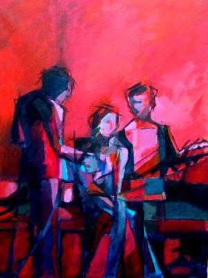 trio in rood trio in rood
