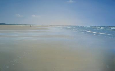 (130) Anna op het strand van Calais