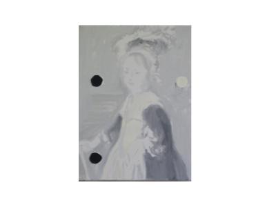 Portret kind met veren hoed Portret kind met veren hoed
