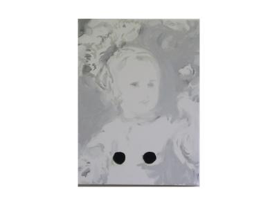Portret kind met helm Portret kind met helm