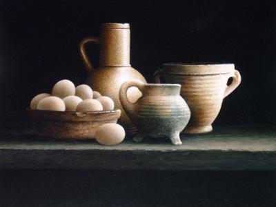 stilleven met potten stilleven met potten