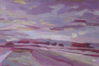 Paars landschap Paars landschap