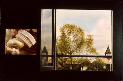 Foute Mondriaan met illustratie van champignonborsteltje à f 4,50,-