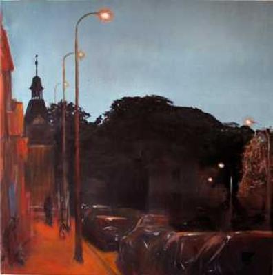 Ramstraat bij avond Ramstraat bij avond
