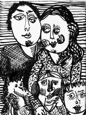 familieportret met hond familieportret met hond