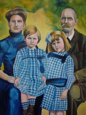 Portret van een familie