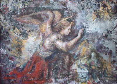 Angel study, inspired by Leonardo Angel study, inspired by Leonardo
