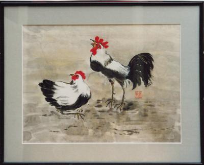 chinese penseelschildering: KIP EN HAAN chinese penseelschildering: KIP EN HAAN