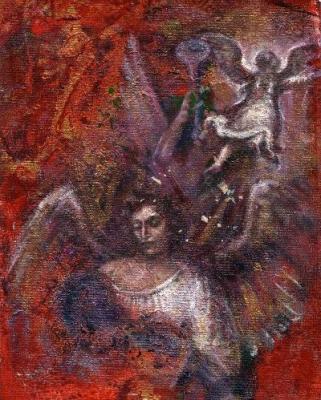 Inspired by Rembrandt angels Inspired by Rembrandt angels