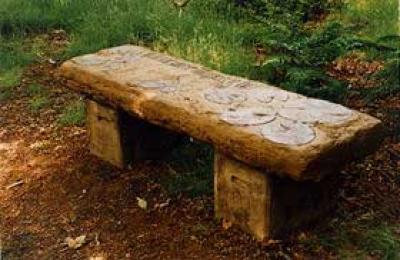 Aluminium-Concrete bench