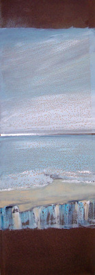 zeelandschap de wadden op metaal zeelandschap de wadden op metaal