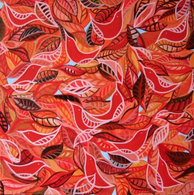 Rood blad Rood blad