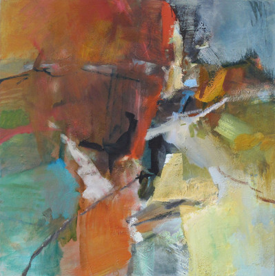 Compositie met rood Compositie met rood