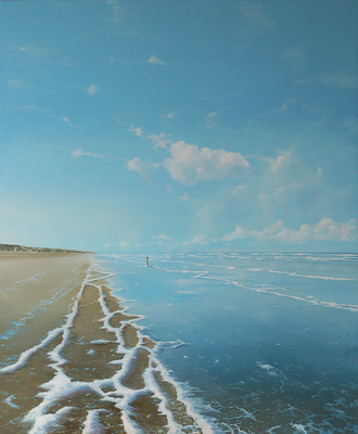 schuim op het strand schuim op het strand