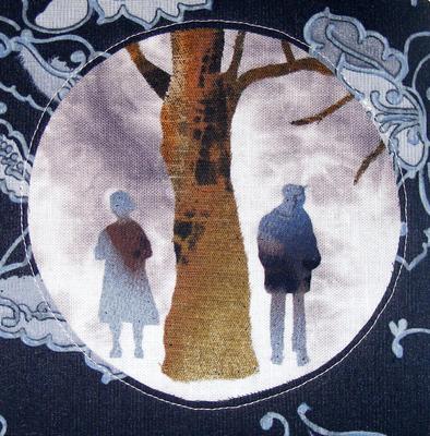 uit de serie Delfts Blauw: boswandeling uit de serie Delfts Blauw: boswandeling