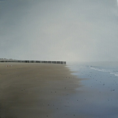 (164)paaltjes op het strand (164)paaltjes op het strand