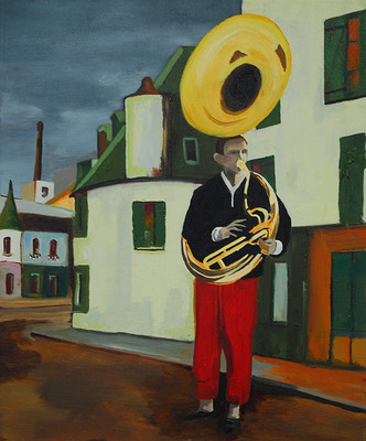 boy with tuba boy with tuba