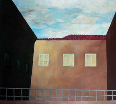Huis met hek Huis met hek