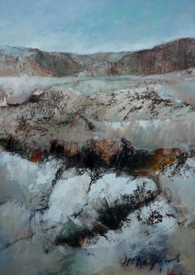landschap, de ochtend landschap, de ochtend