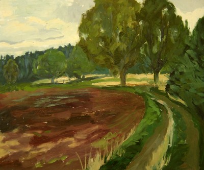 Landscape with field Landscape with field