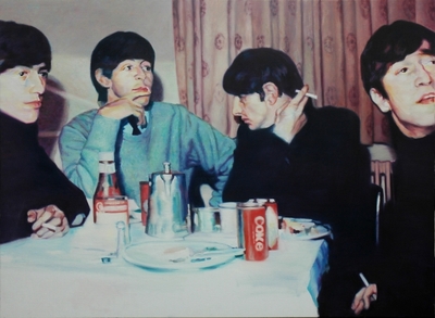 The Beatles polaroid