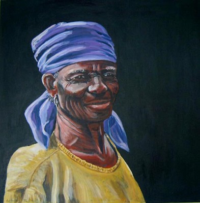 oudere vrouw, Malawi oudere vrouw, Malawi