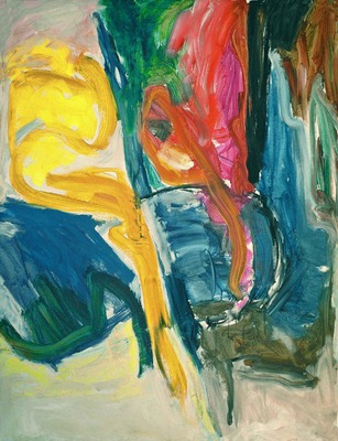 'Reflections of a spine' - grote, kleurrijke, abstracte kunst 'Reflections of a spine' - grote, kleurrijke, abstracte kunst
