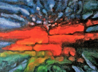 Vulkanisch landschap Vulkanisch landschap