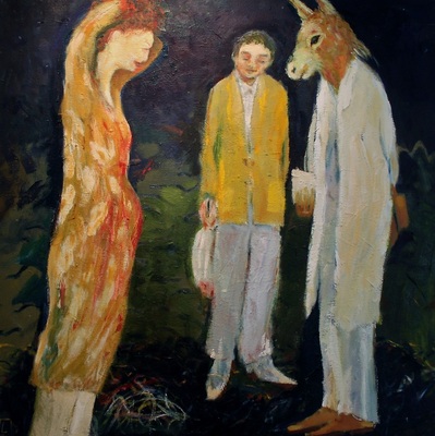 Drie staande figuren Drie staande figuren