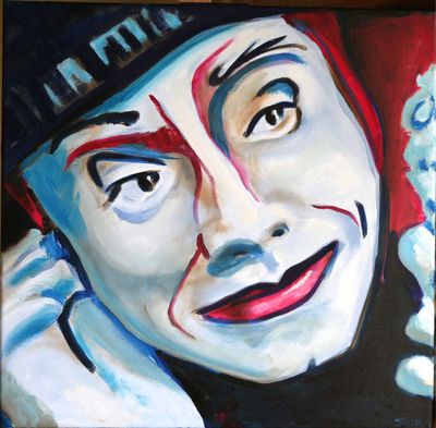 Portret van een clown Portret van een clown