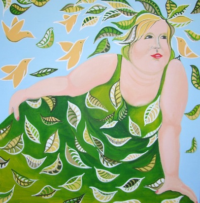 vogelkoningin in groen / birdqueen in green vogelkoningin in groen / birdqueen in green