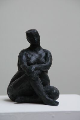 zittend vrouw figuur