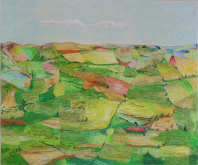 Landschap in de zomer Landschap in de zomer