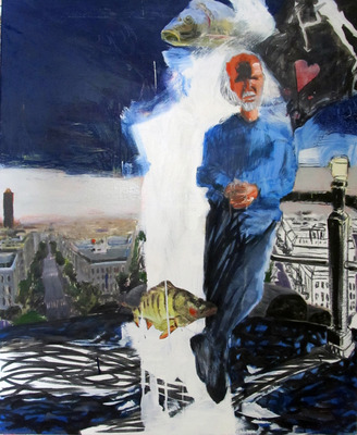 The painter considers The painter considers