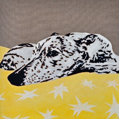 Starry Night - Portrait of a Greyhound 5 Starry Night - Portrait of a Greyhound 5