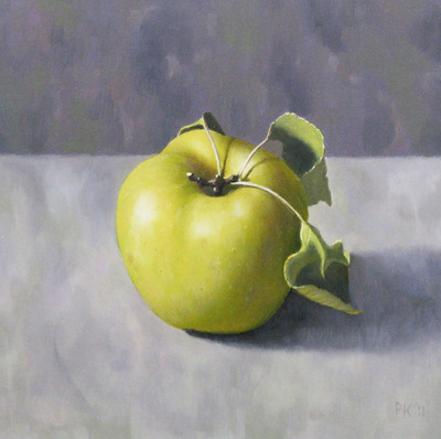 Appel met loof 1 Appel met loof 1
