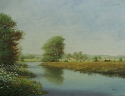 Landschap,Zomer Landschap,Zomer