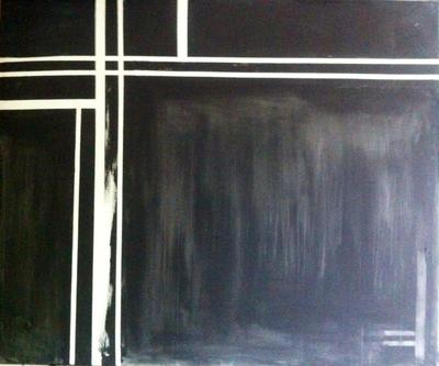 abstract zwart wit schilderij | Zwart wit, Schilderij, Abstract