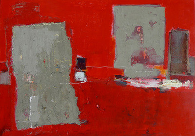 abstract in rood abstract in rood