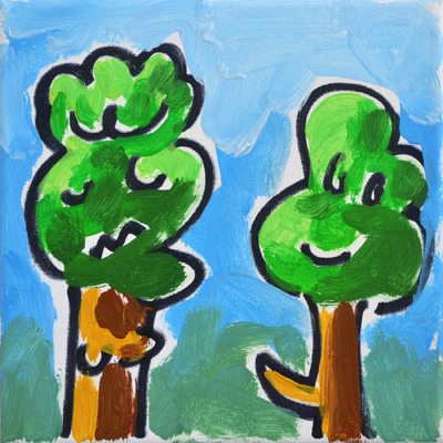 Twee bomen Twee bomen