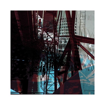 'Doorkijk op Den Haag Centraal 2'- grafiek in digitale print 'Doorkijk op Den Haag Centraal 2'- grafiek in digitale print