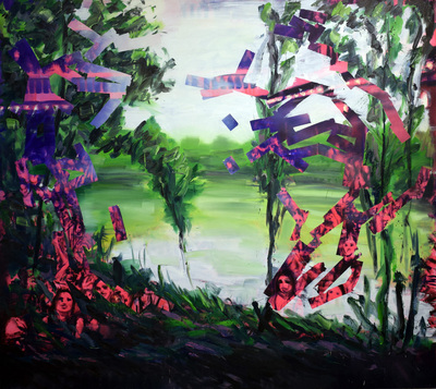 Figures in a landscape Figures in a landscape