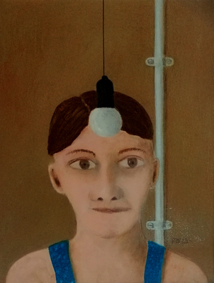 Jongen met de lamp. Jongen met de lamp.