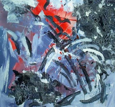 impressie in blauw impressie in blauw