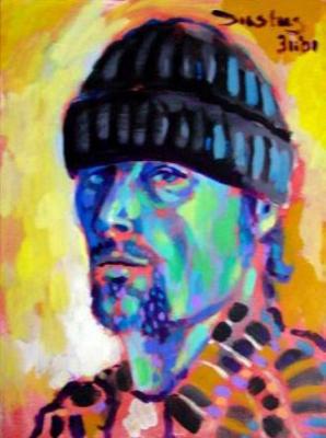 Zelfportret - origineel op paneel Zelfportret - origineel op paneel