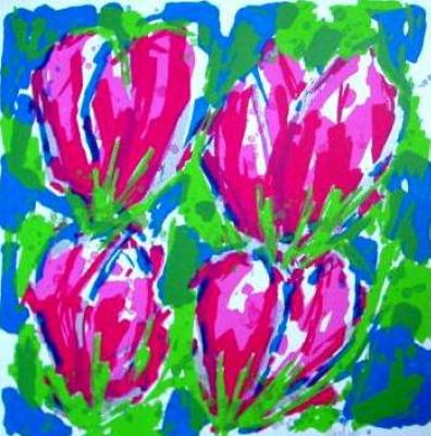 Tulpen Magenta (70x70) Tulpen Magenta (70x70)
