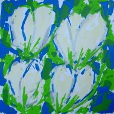 Tulpen Wit (70x70) Tulpen Wit (70x70)