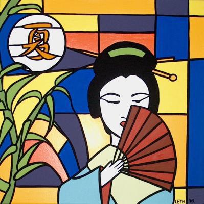 Japanse vierjaar -getijden zomer Japanse vierjaar -getijden zomer