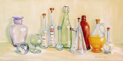 realistisch stilleven: Glas en Glas realistisch stilleven: Glas en Glas